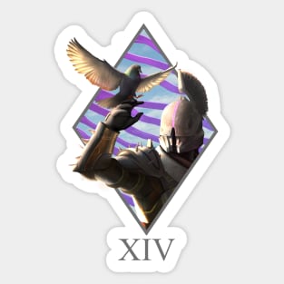 Destiny 2 Saint-14 with Pigeon (Tee) XIV Sticker